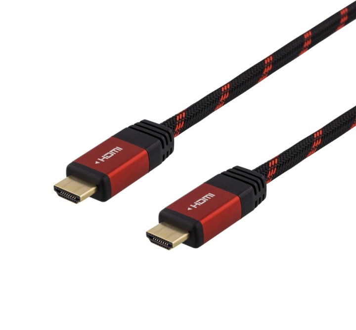DELTACO GAMING 2m HDMI cable, Ultra HD 60Hz, nintendo switch, black in de groep HOME ELECTRONICS / Spelconsoles en accessoires / Nintendo Switch / Accessoires bij TP E-commerce Nordic AB (38-61829)