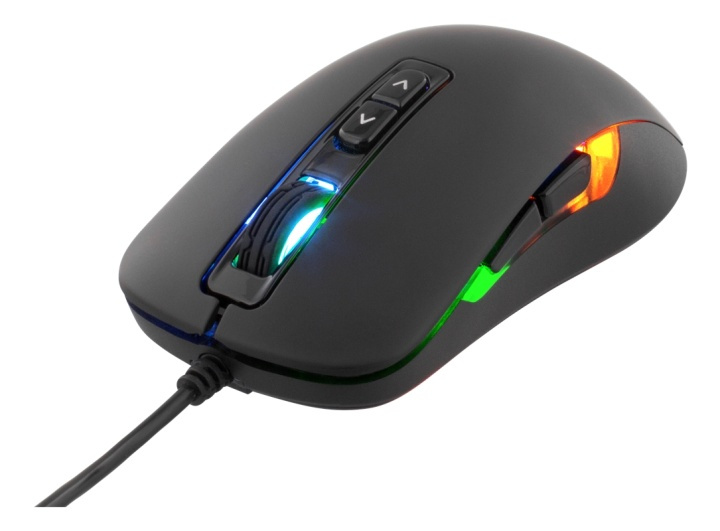 DELTACO GAMING optical mouse, 7 buttons, breathing LEDs, black in de groep COMPUTERS & RANDAPPARATUUR / GAMING / Muizen bij TP E-commerce Nordic AB (38-61843)