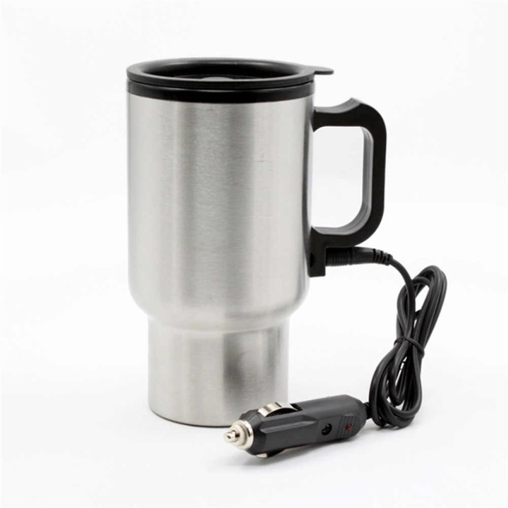Kaffemugg med 12v-adapter för bil in de groep SPORT, VRIJE TIJD & HOBBY / Leuke dingen / Handige spullen bij TP E-commerce Nordic AB (38-6185)