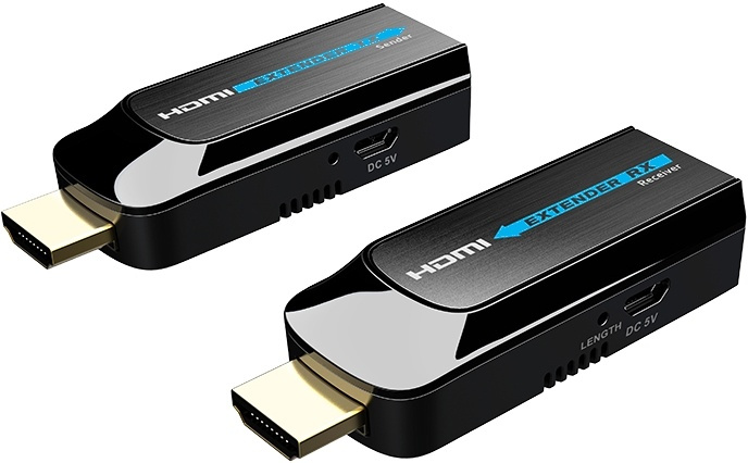 HDMI extender, punt-tot-punt configuratie, 1080p, 120m, zwart in de groep HOME ELECTRONICS / Kabels & Adapters / HDMI / Adapters bij TP E-commerce Nordic AB (38-61872)