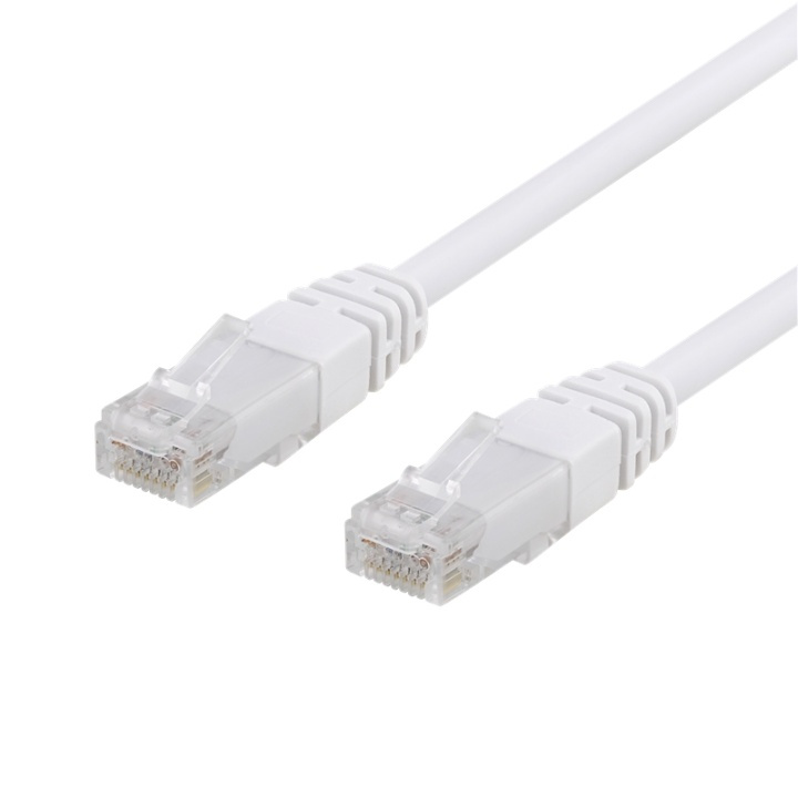 EPZI U/UTP Cat6 patch cable, CCA, 0.3m, 250MHz, white in de groep COMPUTERS & RANDAPPARATUUR / Computerkabels / Netwerkkabels / Cat6 bij TP E-commerce Nordic AB (38-62008)