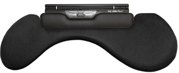 Ergoslider underarmsstöd för Ergoslider Plus+, svart in de groep COMPUTERS & RANDAPPARATUUR / Muizen en toetsenborden / Polssteun bij TP E-commerce Nordic AB (38-62039)