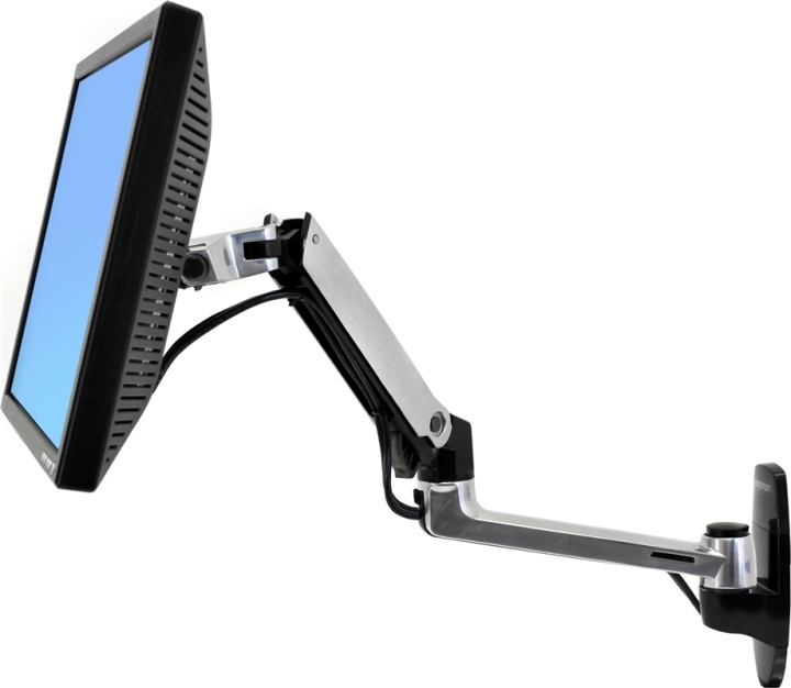 Ergotron LX monitorarm, väggfäste, max 9kg, 2 leder, VESA 75/100 in de groep COMPUTERS & RANDAPPARATUUR / Computermonitor / Monitorarmen & steunen bij TP E-commerce Nordic AB (38-62052)
