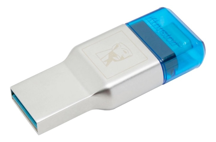 Kingston MobileLite Duo 3C microSD card reader,type-c, silver in de groep HOME ELECTRONICS / Opslagmedia / Geheugenkaartlezer bij TP E-commerce Nordic AB (38-62207)