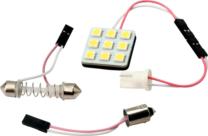 Universele LED, voor C5W / W5W en BA9S in de groep AUTO / Autoverlichting / Diodelampen / Halogeenlampen bij TP E-commerce Nordic AB (38-6239)
