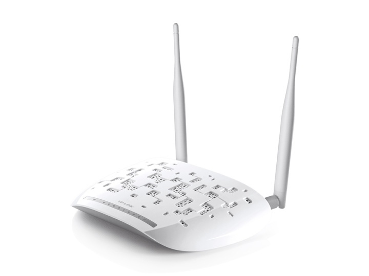 TP-Link TD-W9970 300Mbps trådlös N ADSL2 Modem Router, USB, vit in de groep COMPUTERS & RANDAPPARATUUR / Netwerk / Routers bij TP E-commerce Nordic AB (38-62531)