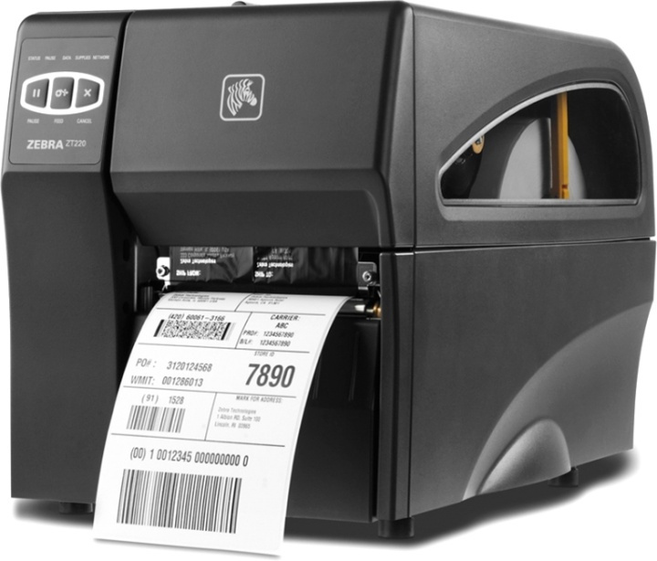 Zebra DT Printer ZT220, 203DPI, EU power cord in de groep COMPUTERS & RANDAPPARATUUR / Printers & Accessoires / Printers / Zebra & Lable printers bij TP E-commerce Nordic AB (38-62659)