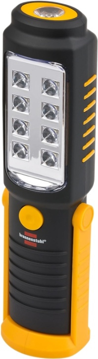 brennenstuhl Draagbare inspectie-LED-lamp met 8 + 1 heldere SMD-LED\'s (op batterijen, brandduur max. 10 uur, draaibare haak, magneet) in de groep SPORT, VRIJE TIJD & HOBBY / Zaklampen & Hoofdlampen / Zaklampen bij TP E-commerce Nordic AB (38-62762)