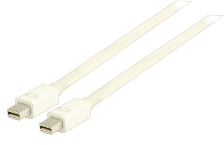 Valueline Mini DisplayPort Kabel Mini-DisplayPort Male - Mini-DisplayPort Male 3.00 m Wit in de groep COMPUTERS & RANDAPPARATUUR / Computerkabels / DisplayPort / Kabels bij TP E-commerce Nordic AB (38-63893)