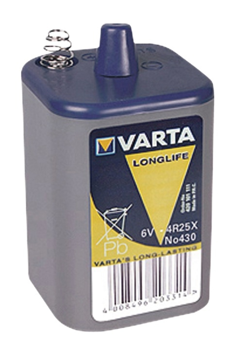 Varta Zinkchloride Batterij | 6 V | 7500 mAh | 1-Pak in de groep HOME ELECTRONICS / Batterijen & Opladers / Batterijen / Overigen bij TP E-commerce Nordic AB (38-64001)