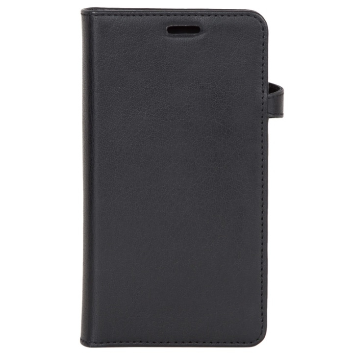 BUFFALO Wallet Leather Black 3 Cardpockets Huawei Honor 8 Lite in de groep SMARTPHONE & TABLETS / Mobielbescherming / Huawei/Honor bij TP E-commerce Nordic AB (38-64184)