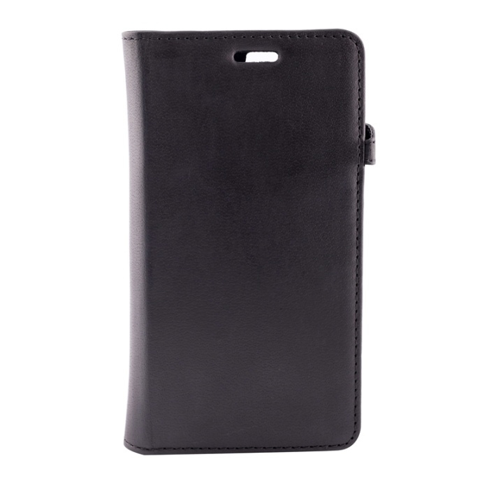 BUFFALO Wallet Leather Black 3 Cardpockets Huawei Honor 9 Lite in de groep SMARTPHONE & TABLETS / Mobielbescherming / Huawei bij TP E-commerce Nordic AB (38-64186)