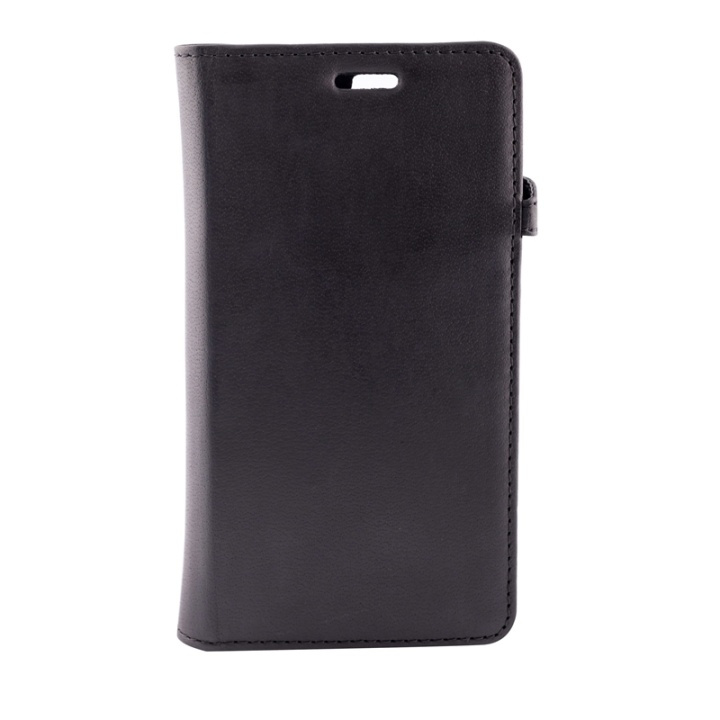 BUFFALO Wallet Leather Black 3 Cardpockets Huawei Honor 9 Lite in de groep SMARTPHONE & TABLETS / Mobielbescherming / Huawei/Honor bij TP E-commerce Nordic AB (38-64186)