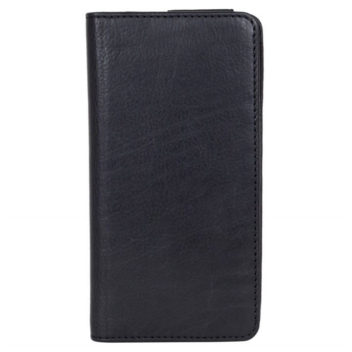 BUFFALO Wallet Leather Black 3 Cardpockets Universal up to 5