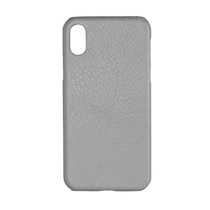 ONSALA COLLECTION Cover Leather Grey iPhone X/XS in de groep SMARTPHONE & TABLETS / Mobielbescherming / Apple / iPhone X/XS / Hoesjes bij TP E-commerce Nordic AB (38-64321)