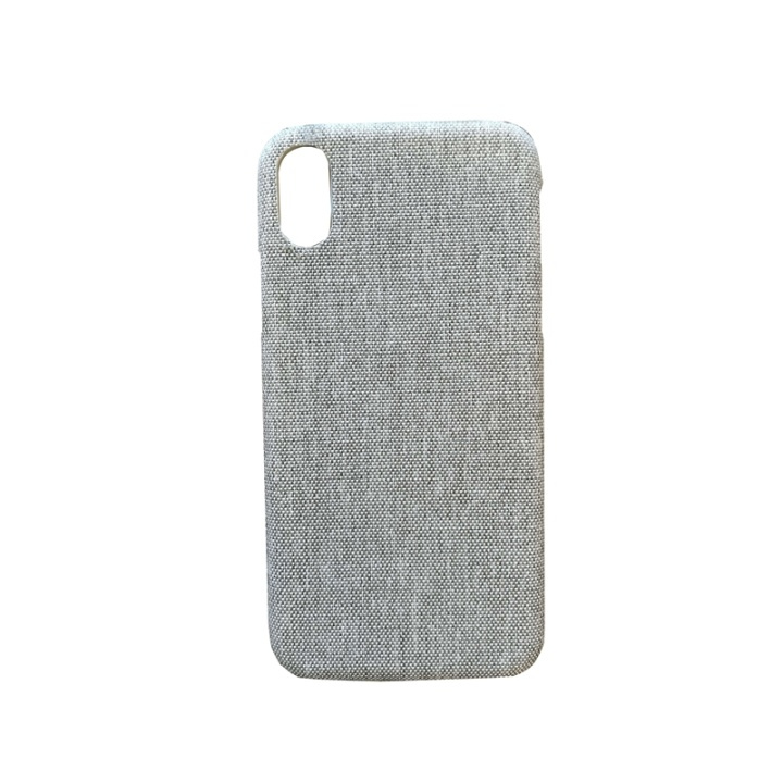 ONSALA COLLECTION Cover Textile Grey iPhone X/XS in de groep SMARTPHONE & TABLETS / Mobielbescherming / Apple / iPhone X/XS / Hoesjes bij TP E-commerce Nordic AB (38-64332)