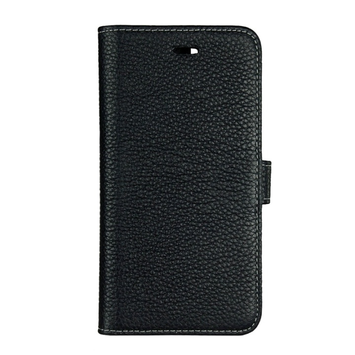 ONSALA COLLECTION Wallet Leather Black iPhone 6/7/8/SE2020 in de groep SMARTPHONE & TABLETS / Mobielbescherming / Apple / iPhone 6/6S / Wallet Case bij TP E-commerce Nordic AB (38-64342)