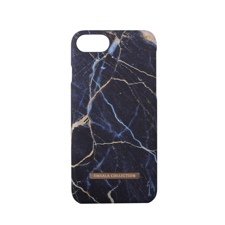 ONSALA COLLECTION Mobile Cover Soft Black Galaxy Marble iPhone6/7/8/SE2020 in de groep SMARTPHONE & TABLETS / Mobielbescherming / Apple / iPhone 6/6S / Hoesjes bij TP E-commerce Nordic AB (38-64366)