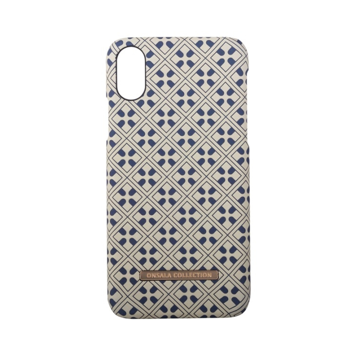 ONSALA COLLECTION Mobile Cover Soft Blue Marocco iPhone X/XS in de groep SMARTPHONE & TABLETS / Mobielbescherming / Apple / iPhone X/XS / Hoesjes bij TP E-commerce Nordic AB (38-64369)
