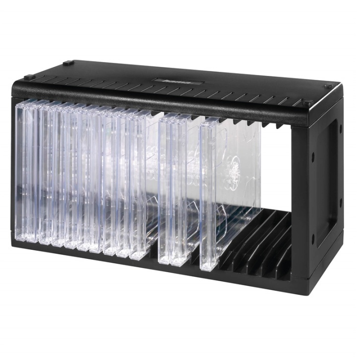 Hama CD rek voor 20 CD\'s Zwart in de groep HOME ELECTRONICS / Opslagmedia / CD/DVD/BD-schijven / Cd/dvd-opslag bij TP E-commerce Nordic AB (38-64464)