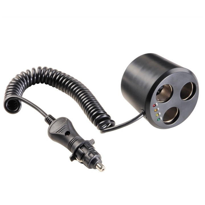 HAMA 3-Way Distributor for Cigaret te Lighter Socket, 12V, 8A, LE in de groep AUTO / Navigatie & GPS / GPS bij TP E-commerce Nordic AB (38-64504)