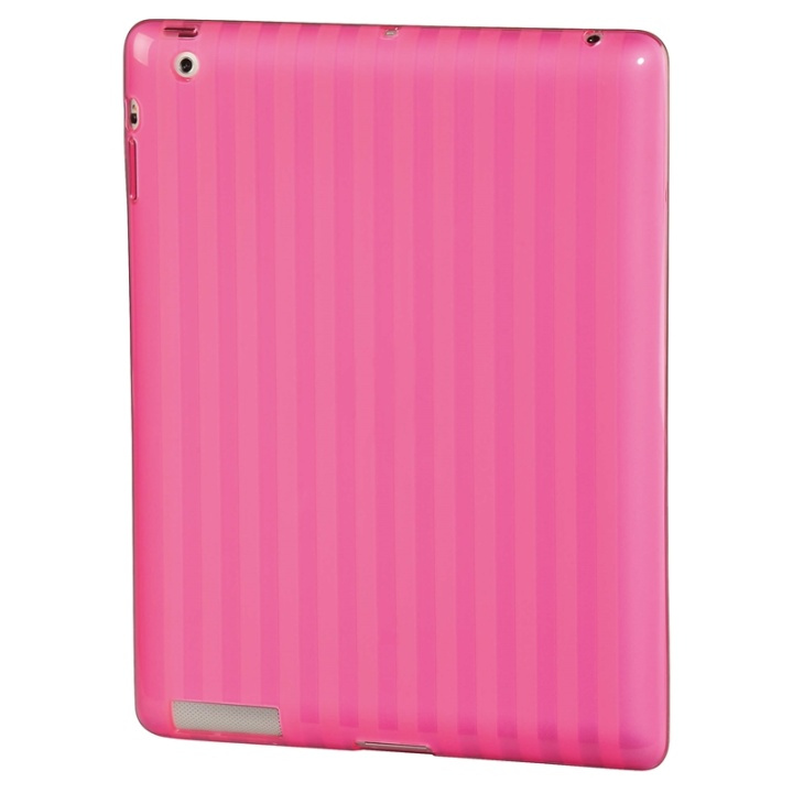 Stripes Cover for iPad 2/3rd/ 4th Generation, pink in de groep SMARTPHONE & TABLETS / Tablet bescherming / Apple iPad bij TP E-commerce Nordic AB (38-64568)