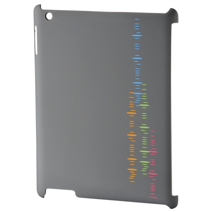 Graphic Cover for Apple iPad 2-4, grey in de groep SMARTPHONE & TABLETS / Tablet bescherming / Apple iPad bij TP E-commerce Nordic AB (38-64576)