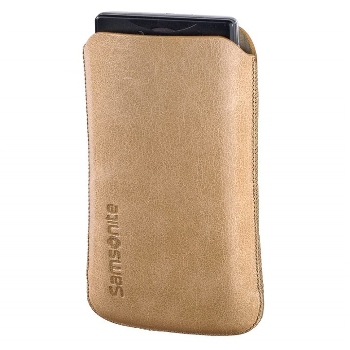 Toledo Mobile Phone Sleeve, s ize M, beige in de groep SMARTPHONE & TABLETS / Mobielbescherming / Apple / iPhone 4/4S / Wallet Case bij TP E-commerce Nordic AB (38-64814)