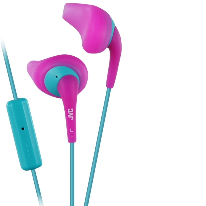 JVC Headphone ENR15 Sport Mic In-Ear Pink in de groep HOME ELECTRONICS / Audio & Beeld / Koptelefoon & Accessoires / Koptelefoon bij TP E-commerce Nordic AB (38-64849)