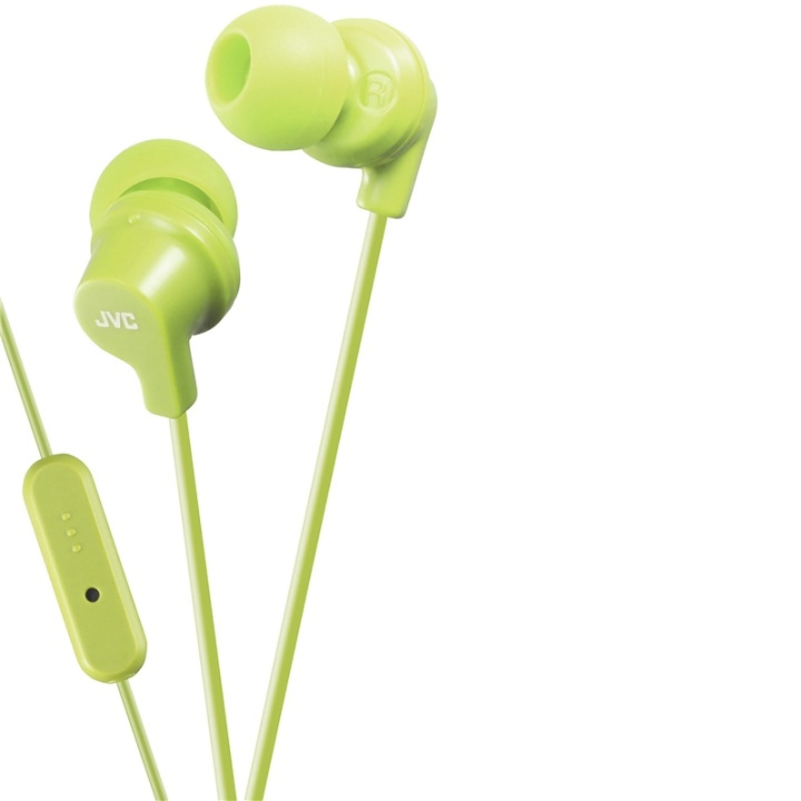 JVC Headphone FR15 Mic In-Ear Green in de groep HOME ELECTRONICS / Audio & Beeld / Koptelefoon & Accessoires / Koptelefoon bij TP E-commerce Nordic AB (38-64869)