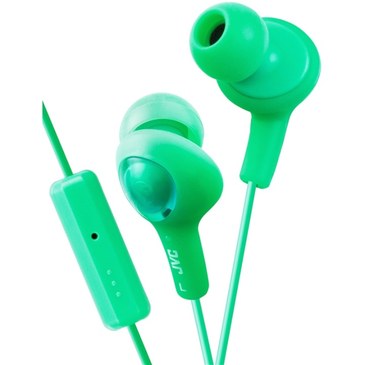 JVC Headphone FR6 Gumy Plus Mic Green in de groep HOME ELECTRONICS / Audio & Beeld / Koptelefoon & Accessoires / Koptelefoon bij TP E-commerce Nordic AB (38-64874)