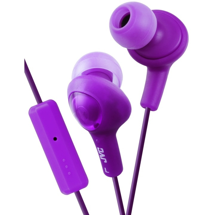 JVC Headphone FR6 Gumy Plus Mic Purple in de groep HOME ELECTRONICS / Audio & Beeld / Koptelefoon & Accessoires / Koptelefoon bij TP E-commerce Nordic AB (38-64875)
