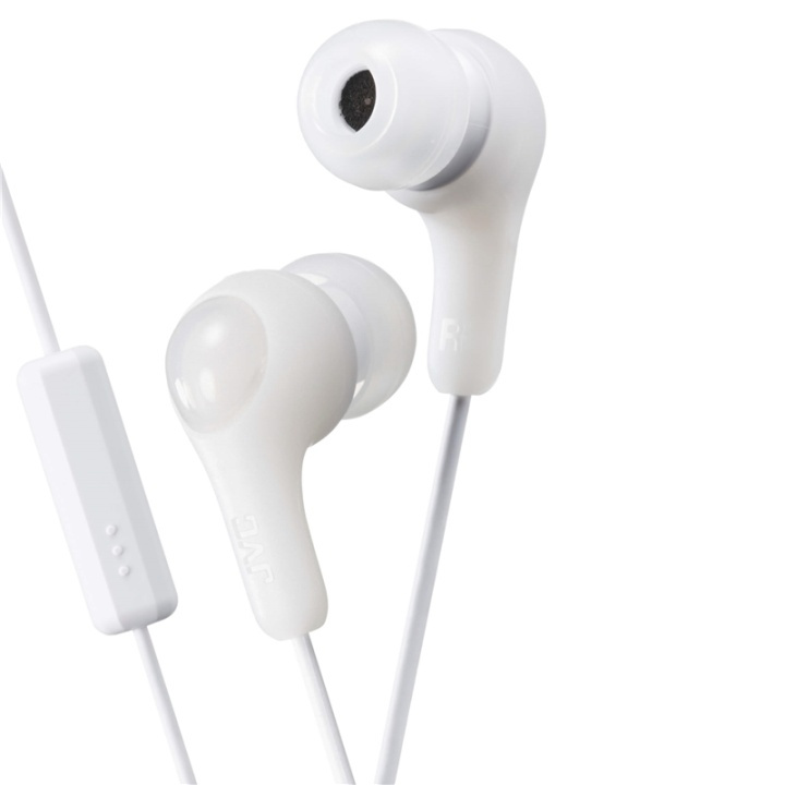 JVC Gumy Plus in-ear headphones with Remote & Mic Coconut White in de groep HOME ELECTRONICS / Audio & Beeld / Koptelefoon & Accessoires / Koptelefoon bij TP E-commerce Nordic AB (38-64904)