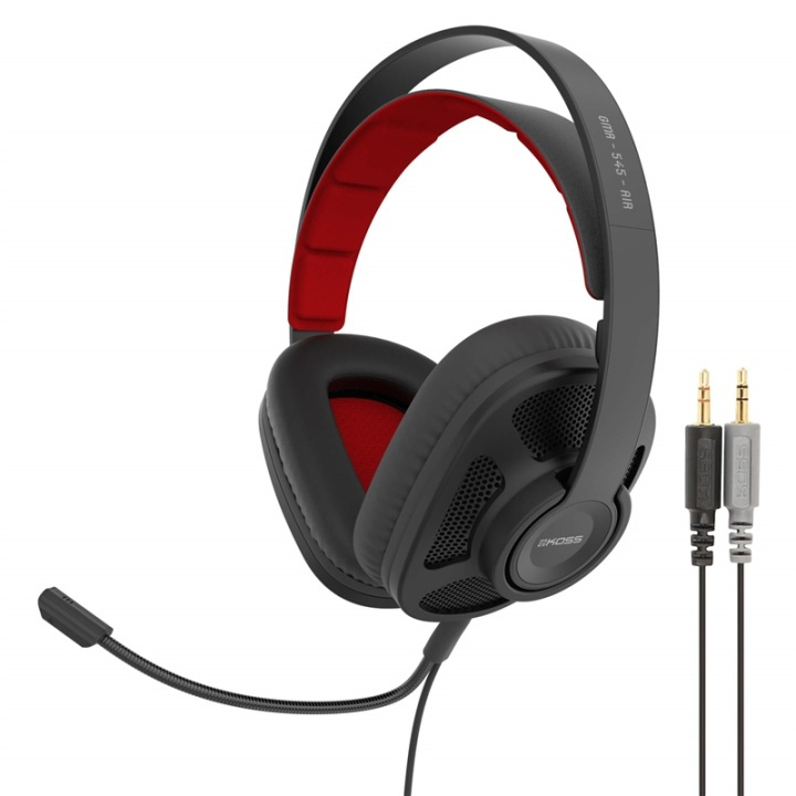 KOSS Headset GMR545 AIR Black Over Ear in de groep COMPUTERS & RANDAPPARATUUR / GAMING / Koptelefoon bij TP E-commerce Nordic AB (38-65028)