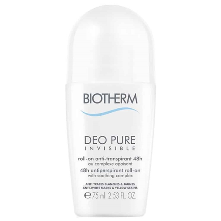 Biotherm Deo Pure Invisible Roll-On 75ml in de groep BEAUTY & HEALTH / Geuren & Parfum / Deodorant / Deodorant voor mannen bij TP E-commerce Nordic AB (38-65847)