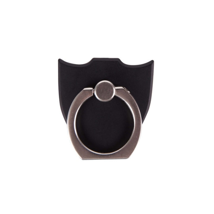 GEAR Finger Ring Shield Black Rotating Fingerholder with Standfunktion in de groep SMARTPHONE & TABLETS / Overige accessoires / Docks, statieven en houders bij TP E-commerce Nordic AB (38-65919)