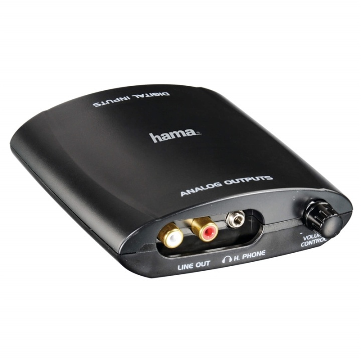 HAMA Audio Converter AC82 3till1 Omvandlar Digital Till Analog in de groep HOME ELECTRONICS / Kabels & Adapters / Audio Analoog / Adapters bij TP E-commerce Nordic AB (38-65934)