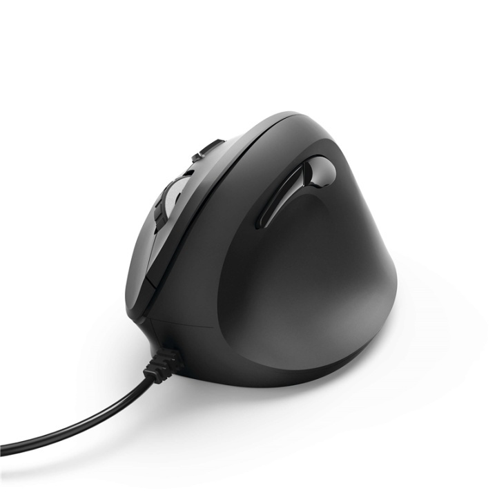 HAMA Mouse EMC-500 Ergonomic Vertical Black in de groep COMPUTERS & RANDAPPARATUUR / Muizen en toetsenborden / Muizen / Met kabel bij TP E-commerce Nordic AB (38-65972)