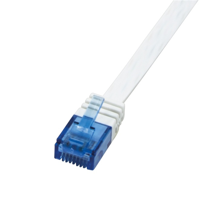 LogiLink Patchkabel Flat Cat6 U/UTP 10m in de groep COMPUTERS & RANDAPPARATUUR / Computerkabels / Netwerkkabels / Cat6 bij TP E-commerce Nordic AB (38-66578)