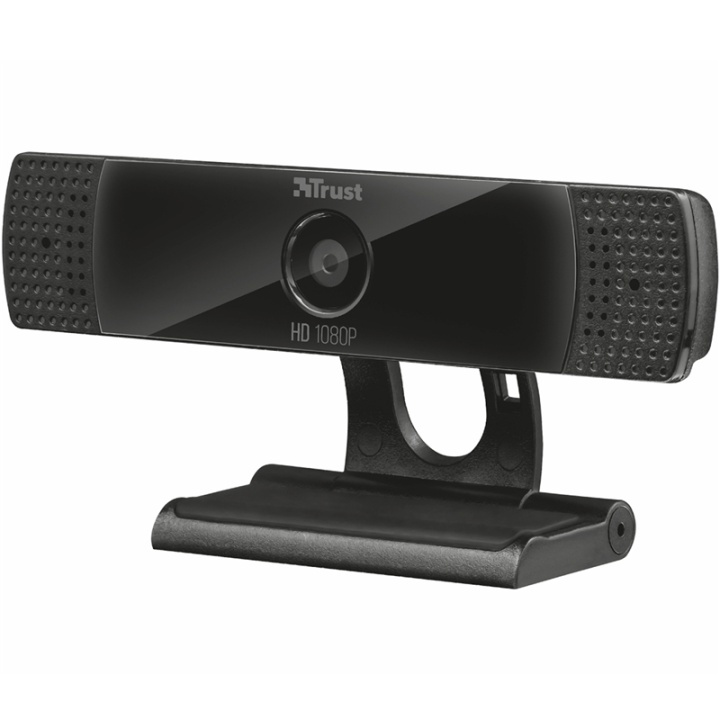 Trust GXT 1160 Vero Streaming Webcam in de groep COMPUTERS & RANDAPPARATUUR / Computeraccessoires / Webcamera\'s bij TP E-commerce Nordic AB (38-66866)