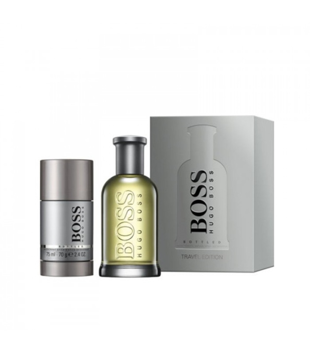 Giftset Hugo Boss Bottled Travel Edition Edt 100ml + Deostick 75ml in de groep BEAUTY & HEALTH / Geuren & Parfum / Parfum / Parfumdoosjes bij TP E-commerce Nordic AB (38-67587)