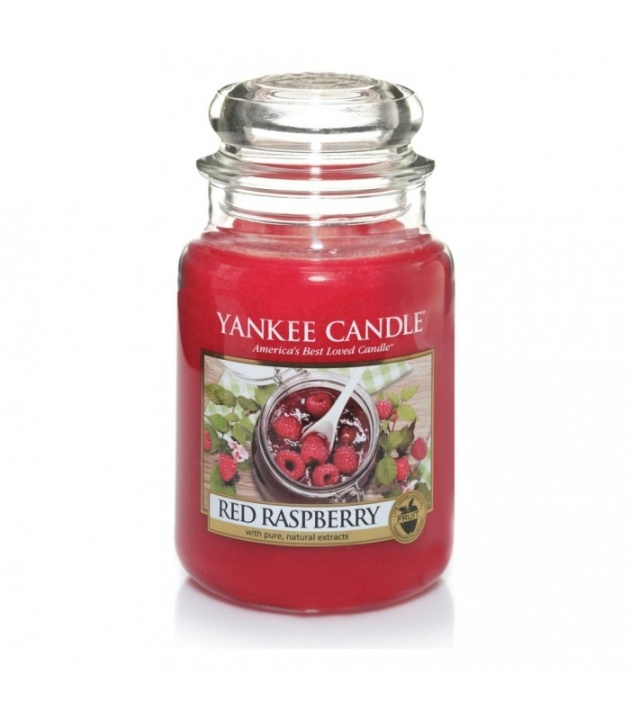 Yankee Candle Classic Large Jar Red Raspberry Candle 623g in de groep BEAUTY & HEALTH / Geuren & Parfum / Overige geuren / Geurkaarsen bij TP E-commerce Nordic AB (38-67646)
