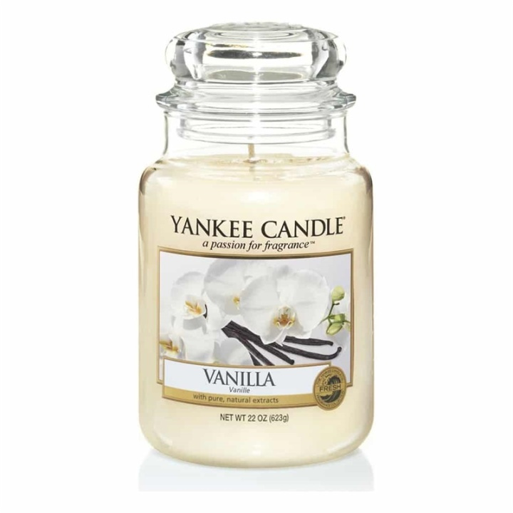 Yankee Candle Classic Large Jar Vanilla Candle 623g in de groep BEAUTY & HEALTH / Geuren & Parfum / Overige geuren / Geurkaarsen bij TP E-commerce Nordic AB (38-67653)