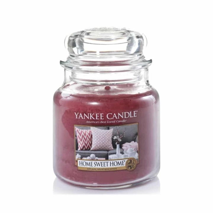 Yankee Candle Classic Medium Jar Home Sweet Home Candle 411g in de groep BEAUTY & HEALTH / Geuren & Parfum / Overige geuren / Geurkaarsen bij TP E-commerce Nordic AB (38-67668)