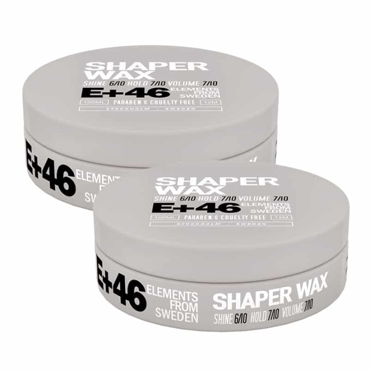2-pack E+46 Shaper Wax 100ml in de groep BEAUTY & HEALTH / Haar & Styling / Hair styling / Haarwax bij TP E-commerce Nordic AB (38-67973)