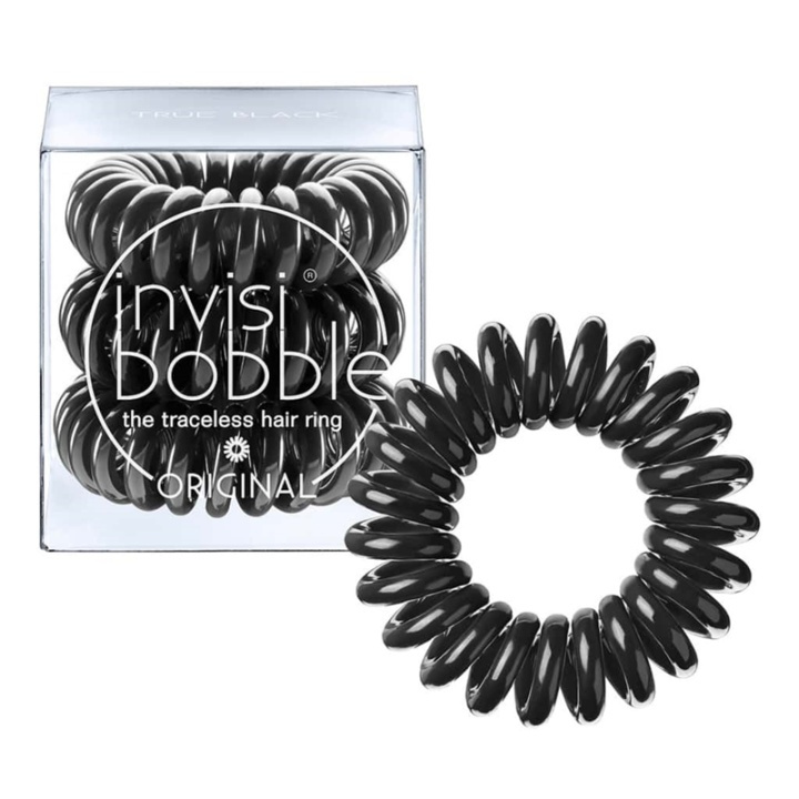 Invisibobble Original - True Black 3-pack in de groep BEAUTY & HEALTH / Haar & Styling / Haaraccessoires bij TP E-commerce Nordic AB (38-68052)