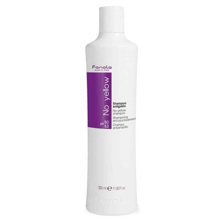 Fanola No Yellow Schampoo 350ml in de groep BEAUTY & HEALTH / Haar & Styling / Haarverzorging / Haarverf / Zilvershampoo bij TP E-commerce Nordic AB (38-68162)