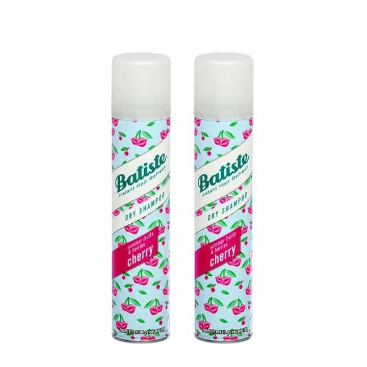 2-pack Batiste Dry Shampoo Cherry 200ml in de groep BEAUTY & HEALTH / Haar & Styling / Haarverzorging / Droogshampoo bij TP E-commerce Nordic AB (38-68251)
