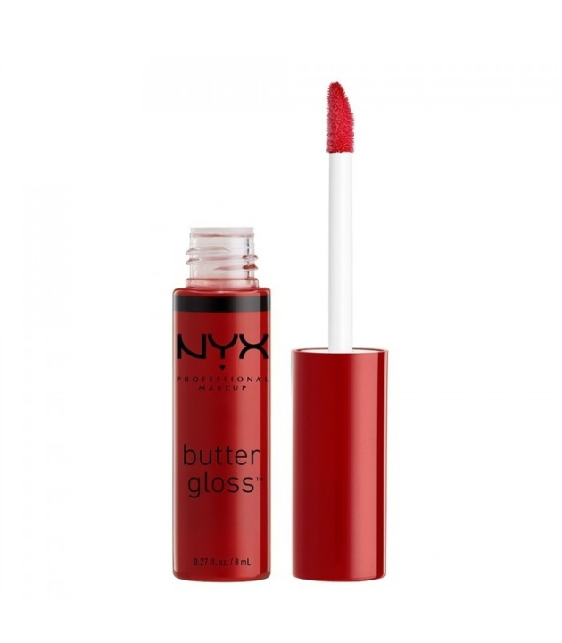 NYX PROF. MAKEUP Butter Gloss - 20 Red Velvet in de groep BEAUTY & HEALTH / Makeup / Lippen / Lipp gloss bij TP E-commerce Nordic AB (38-68344)