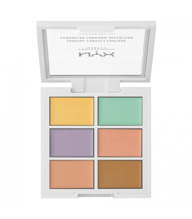 NYX PROF. MAKEUP 3C Palette Color Correcting Concealer in de groep BEAUTY & HEALTH / Makeup / Make-up gezicht / Concealer bij TP E-commerce Nordic AB (38-68801)